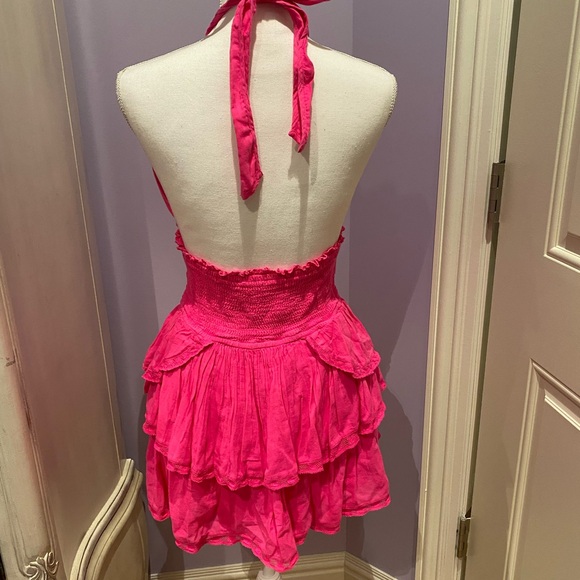 Loveshackfancy pink halter dress - Picture 3 of 5